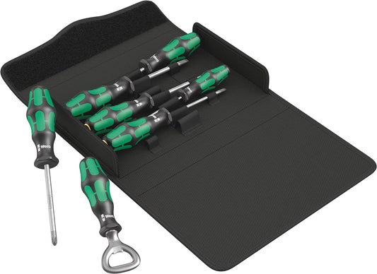 Wera 05105624001, KRAFTFORM 300/7 SET 2 SCREWDRIVER SET  KRAFTFORM PLUS, TEXTILE BOX