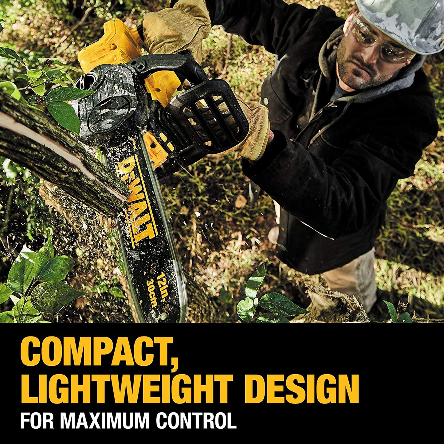 DEWALT DCCS620B, 20V MAX XR Compact 12'' Chainsaw (Tool Only)