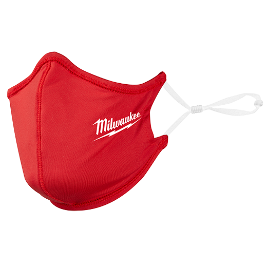 Milwaukee 48-73-4229, 2 Layer Face Mask, Red (10/pkg)