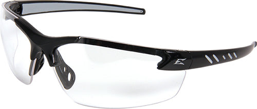 Edge Eyewear DZ411VS-G2, Zorge G2, Black Frame/Clear Lens (Vapor Shield)