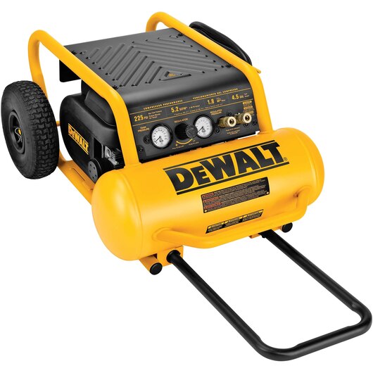 DEWALT D55146, 1.6 HP Continuous, 200 PSI, 4.5 Gallon Compressor