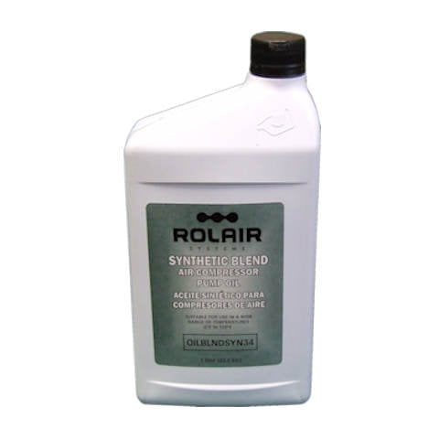 ROLAIR OILBLNDSYNC, Synthetic blend oil 34OZ