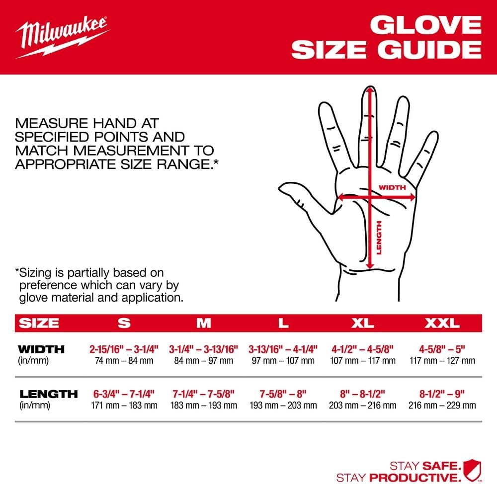 Milwaukee 48-22-8725, PERFORMANCE GLOVES-S