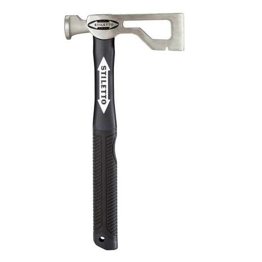 Stiletto DryAxe9-F, 9 oz Titanium Drywall Axe with Straight Poly-Fiberglass Handle 14.5"