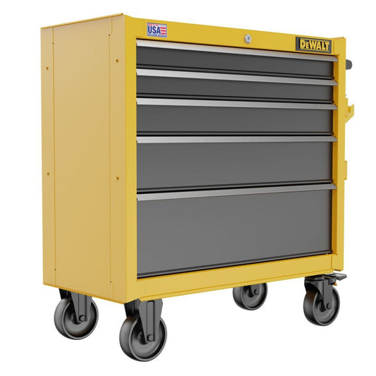DEWALT DWST37052, 37in 5-Drawer Rolling Tool Cabinet