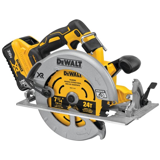 DEWALT DCS574W1, 20V MAX 7-1/4'' Circular Saw Kit w/Power Detect