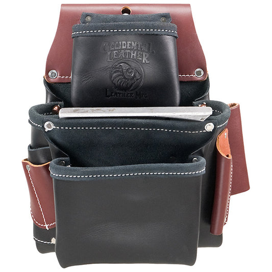 Occidental Leather B5060, 3 Pouch Pro Fastener™ Bag - Black