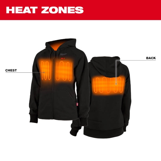 Milwaukee 336B-21 M12 Black Heat Womens Hoodie Kit 