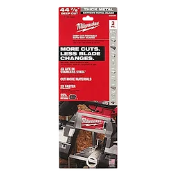 Milwaukee 48-39-0601, Extreme Thick Metal Deep Cut Band Saw Blade 3PK