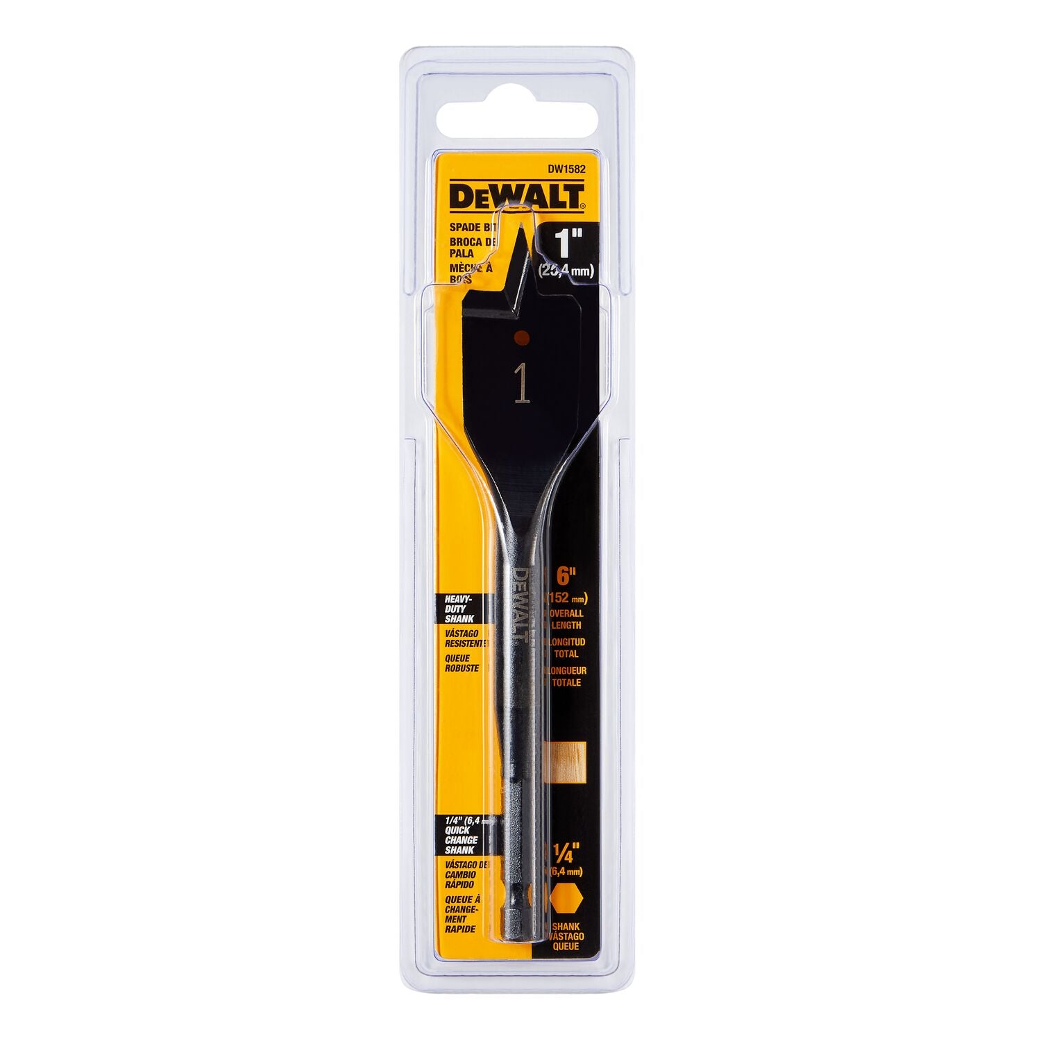 DEWALT DW1594, 7/8'' x 16'' Heavy Duty Spade Bit