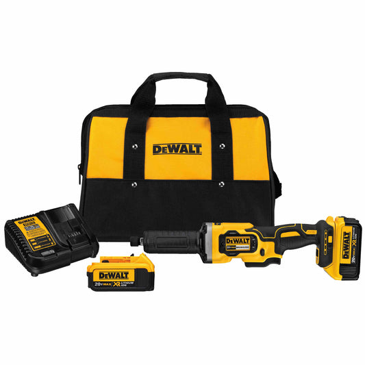 DEWALT DCG426M2, 20V MAX 1-1/2'' Variable Speed Cordless Die Grinder Kit (4.0AH)