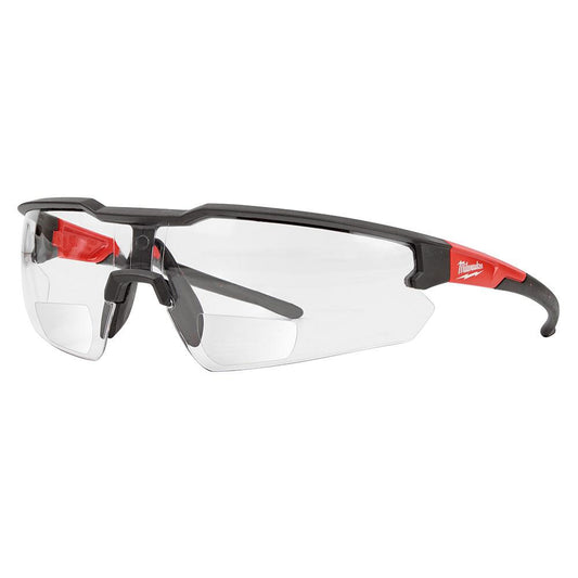 Milwaukee 48-73-2208, Safety Glasses - +3.00 Magnified Clear Anti-Scratch Lenses