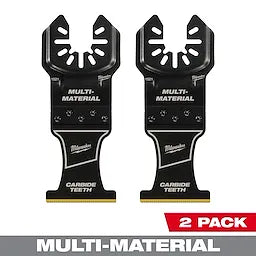 Milwaukee 49-25-1522, OPEN-LOK 1-3/8" TITANIUM ENHANCED CARBIDE TEETH MULTI-MATERIAL BLADE 2PK