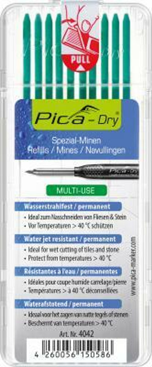 Pica 4042, Pica DRY Refill-Set green (10)