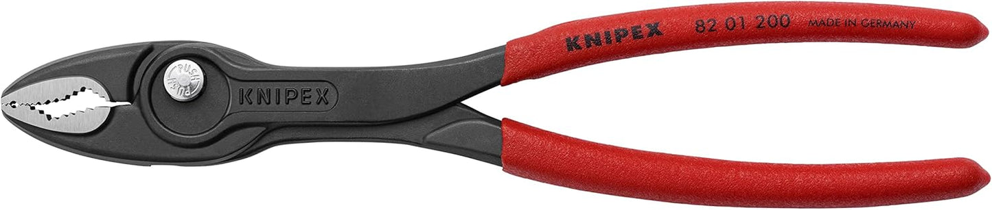 Knipex 82 01 200 SBA, 8" Twin Grip Slip Joint Pliers