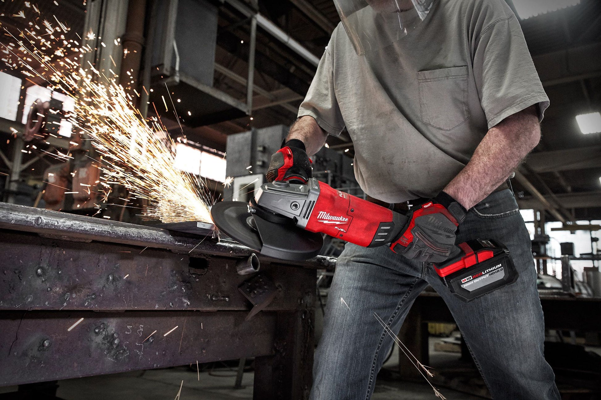 Milwaukee 2785-20, M18 FUEL 7" / 9" HP LARGE ANGLE GRINDER (Tool Only)