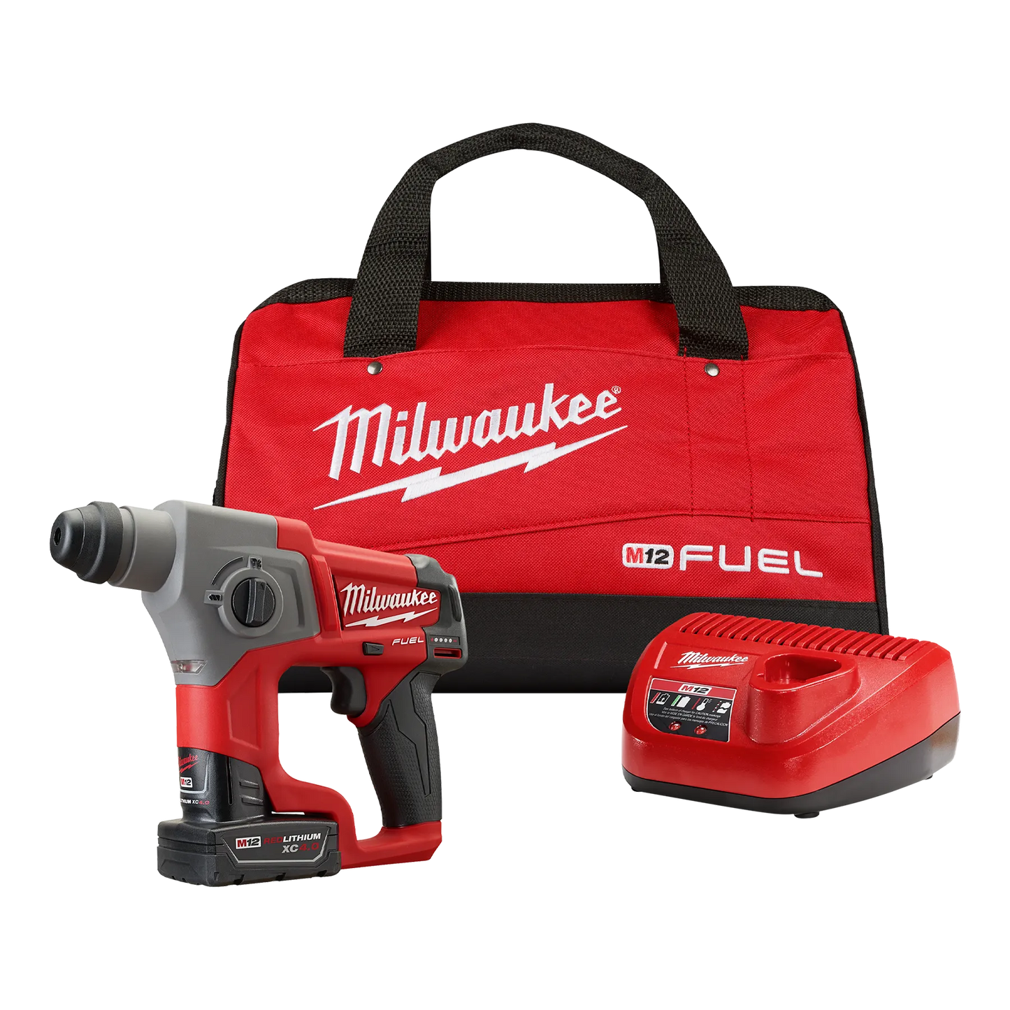 Milwaukee 2416-21XC, M12 FUEL 5/8" SDS Plus Rotary Hammer Kit (1 Batt)