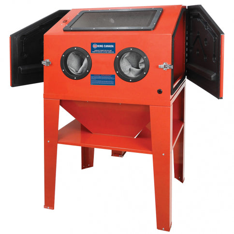 KING Canada KSB-350-LED, FLOOR MODEL SANDBLAST CABINET WITH LED LIGHT