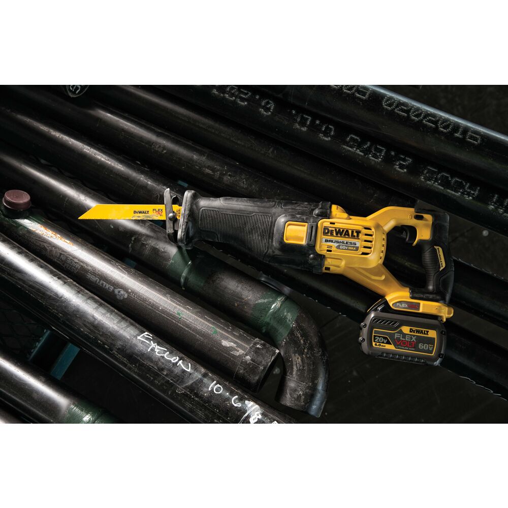 DEWALT DW4803B, 9'' 6 TPI Taper Back Bi-Metal Reciprocating Blade for General Purpose Wood Cutting (sold/ea)