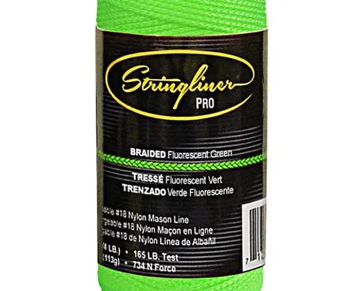 Stringliner PRO ST35168GR, Replacement Line Braided GREEN - 250ft