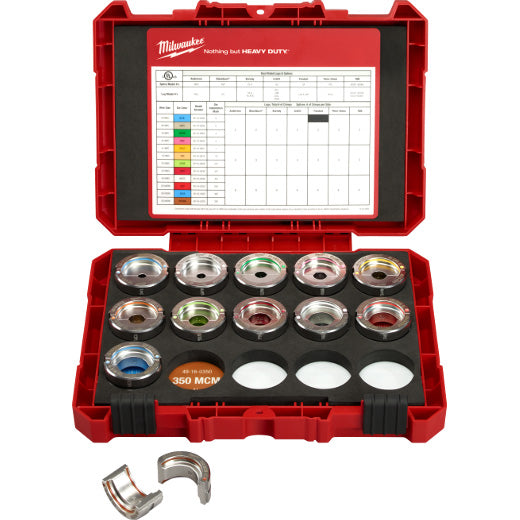 Milwaukee 49-16-KITA, #8 - 350 MCM Aluminum U Style Die Kit