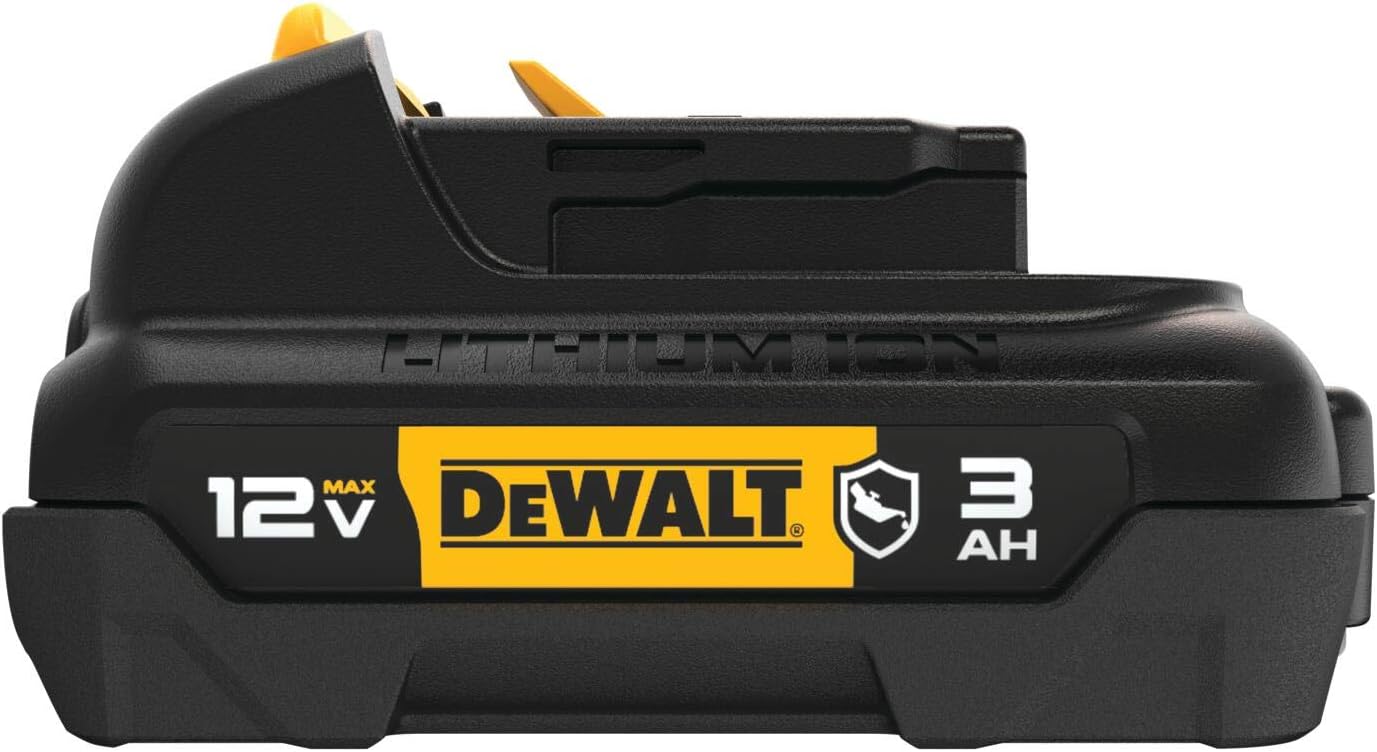 DEWALT DCB124G, 12V MAX LITHIUM ION OIL-RESISTANT BATTERY 3.0AH