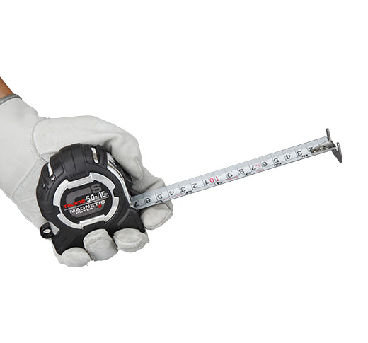 Tajima GS-SC16/5MBW, GS-LOCK, 16ft/5m x 1in strong tape & MAGNETIC POWER x 2 with COMPATIBLE CLIP
