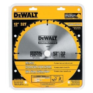 DEWALT DW3123, Series 20 12'' 32T General Purpose Saw Blade