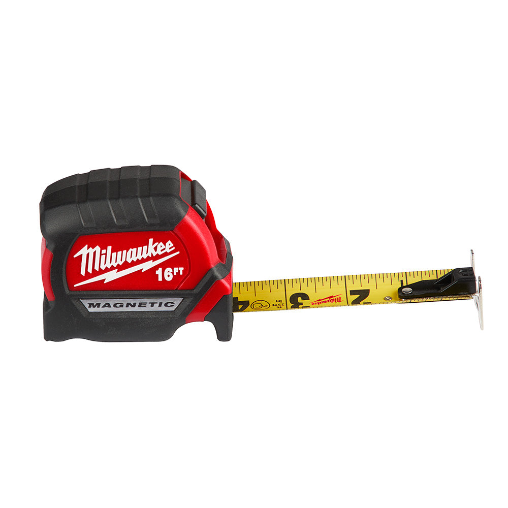 Milwaukee 48-22-0316, 16ft Compact Magnetic Tape Measure