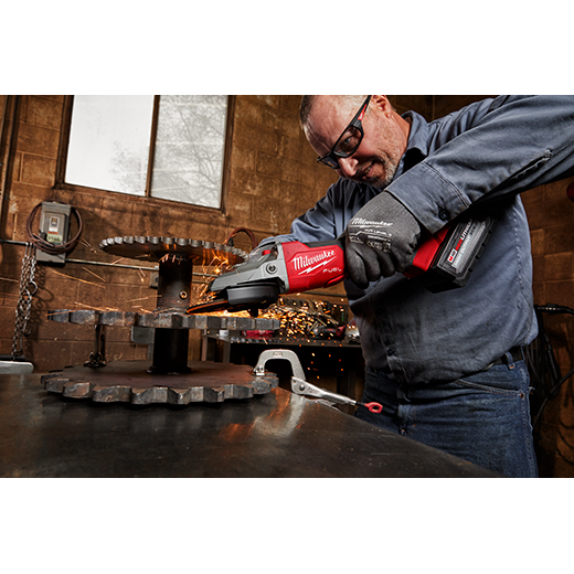 Milwaukee 2886-20, M18 FUEL 5" Flathead Braking Grinder, Paddle Switch No-Lock (Tool Only)