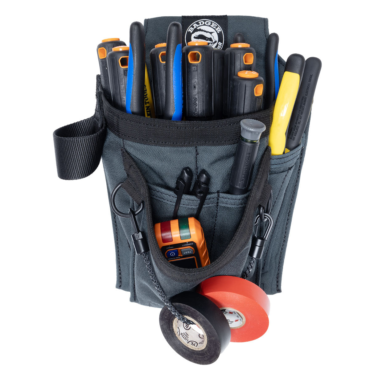 Badger Tool Belts 464010 Electrician Set - Gunmetal Grey