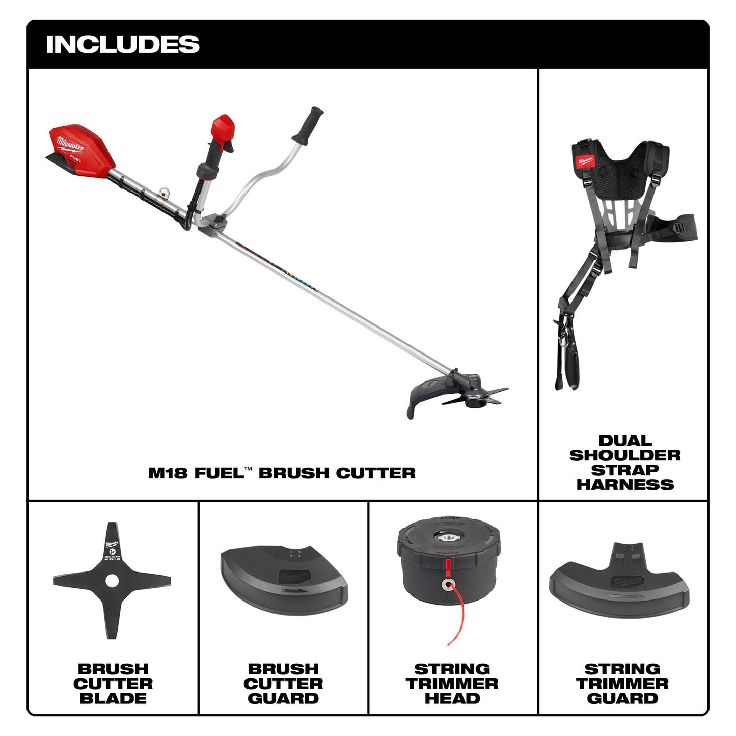 Milwaukee 3015-20, M18 FUEL™ Brush Cutter (Tool Only)