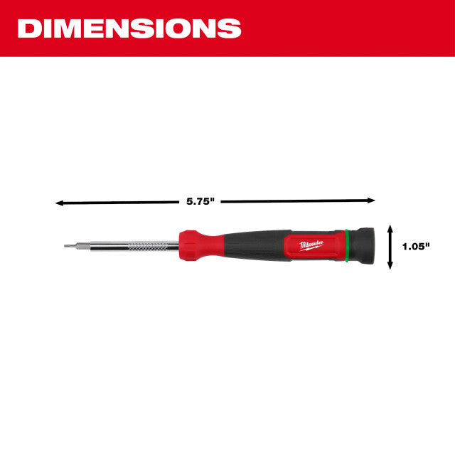 Milwaukee 48-22-2931, 4-in-1 TORX® Security Precision Multi-Bit Screwdriver