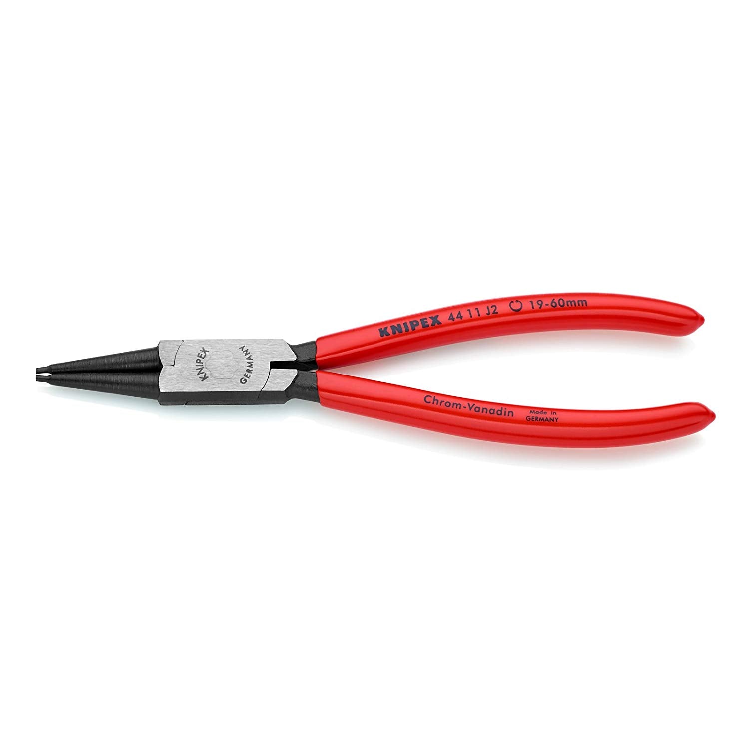 Knipex 44 11 J2 SBA, Circlip "Snap-Ring" Pliers-Internal Straight-Forged Tip-Size 2