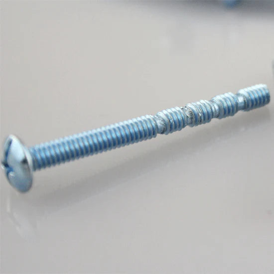 Eurofit 32MS030BF, Breakable Handle Screw Pan Head Zinc #8-32 X 1-3/4'' (100 pc/bag)