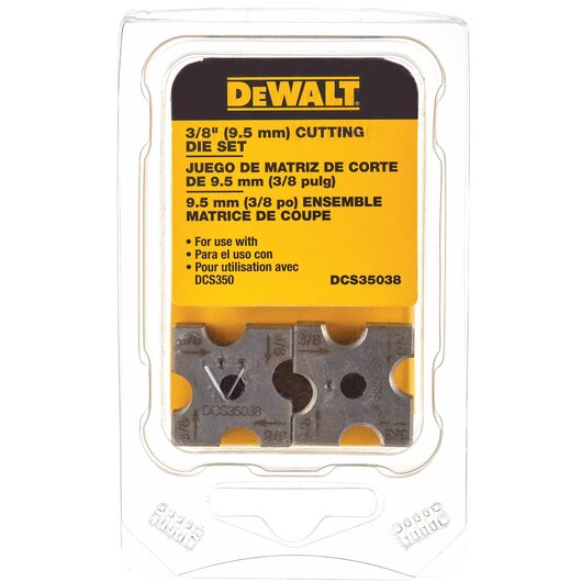 DEWALT DCS35038, 3/8'' Replacement Cutting Die Set