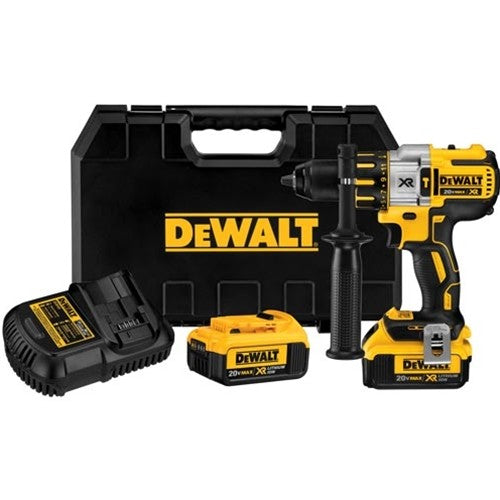 DEWALT DCD995M2, 20V MAX XR Brushless Premium 3-Speed Hammerdrill Kit