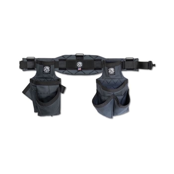 Badger Tool Belts 461010LH Carpenter Set - Gunmetal Grey - Left Handed