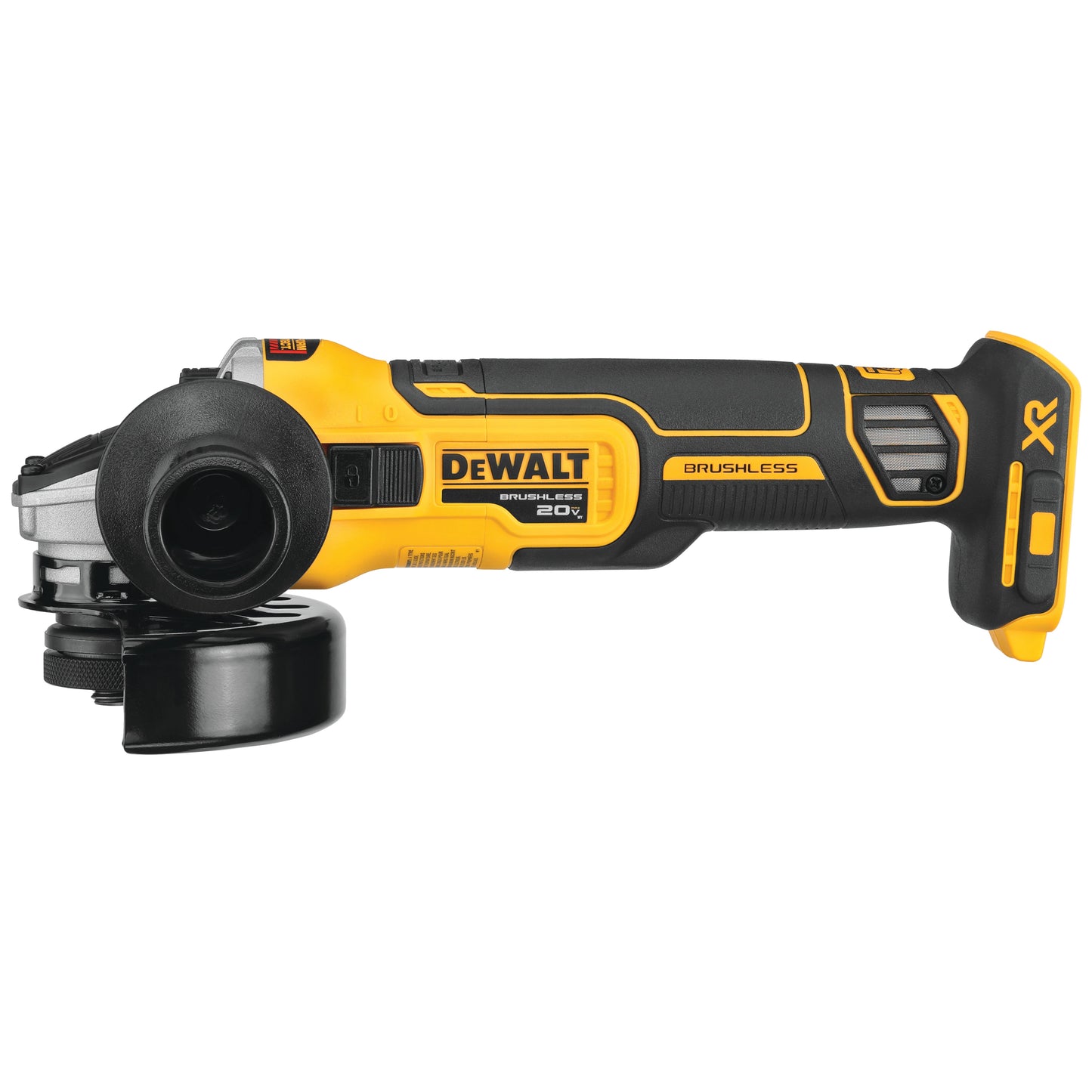 DEWALT DCG405B, 20V MAX XR 4-1/2'' Slide Switch Angle Grinder (Tool Only)