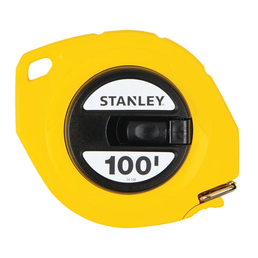 Stanley 34-106, CLOSED CASE LONG TAPE 3/8" X 100