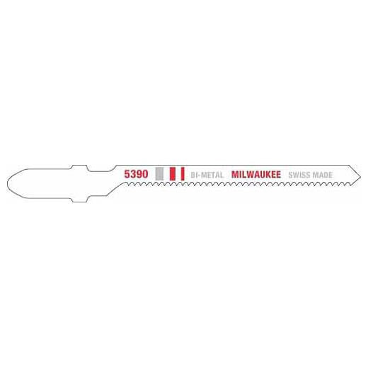 Milwaukee 48-42-5390, 3" 12 TPI Bi-Metal Jig Saw Blade (5/pkg)