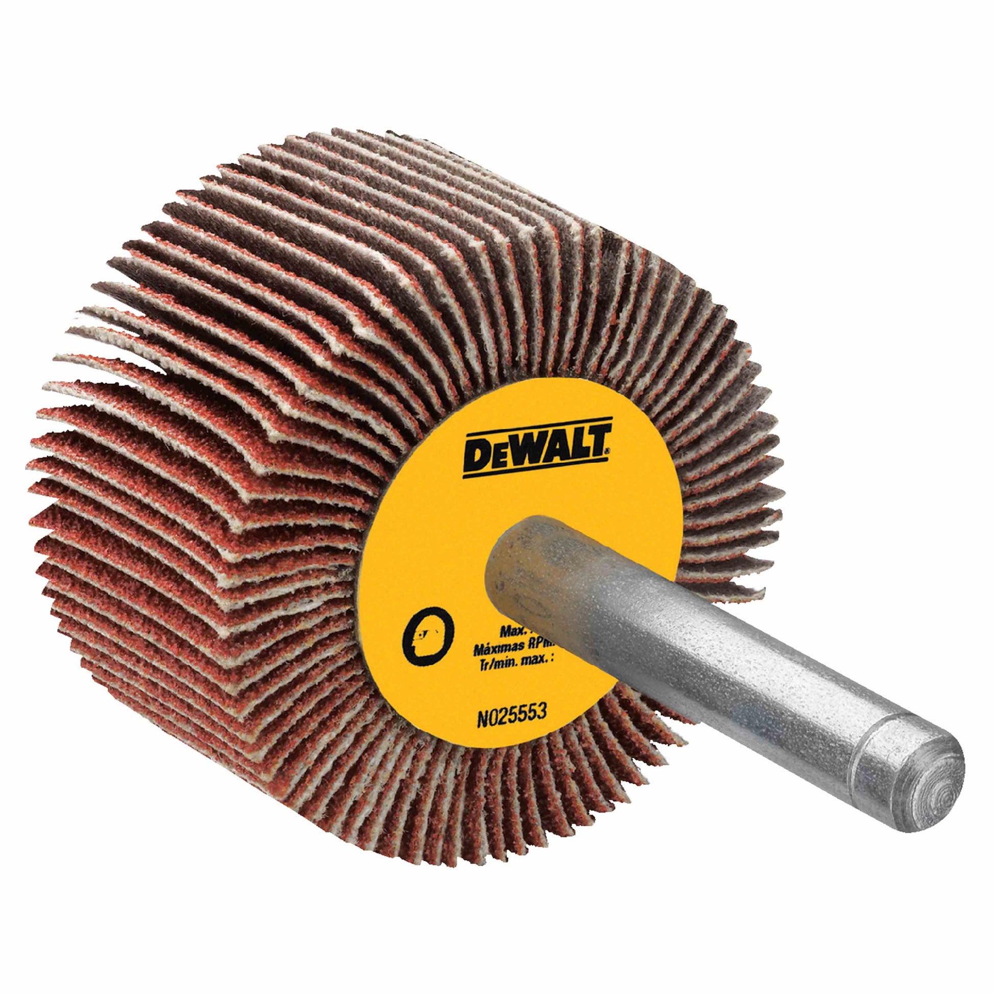 DEWALT DAFE1B0810, 1''x 1'' x 1/4'' HP 80g Flap Wheel