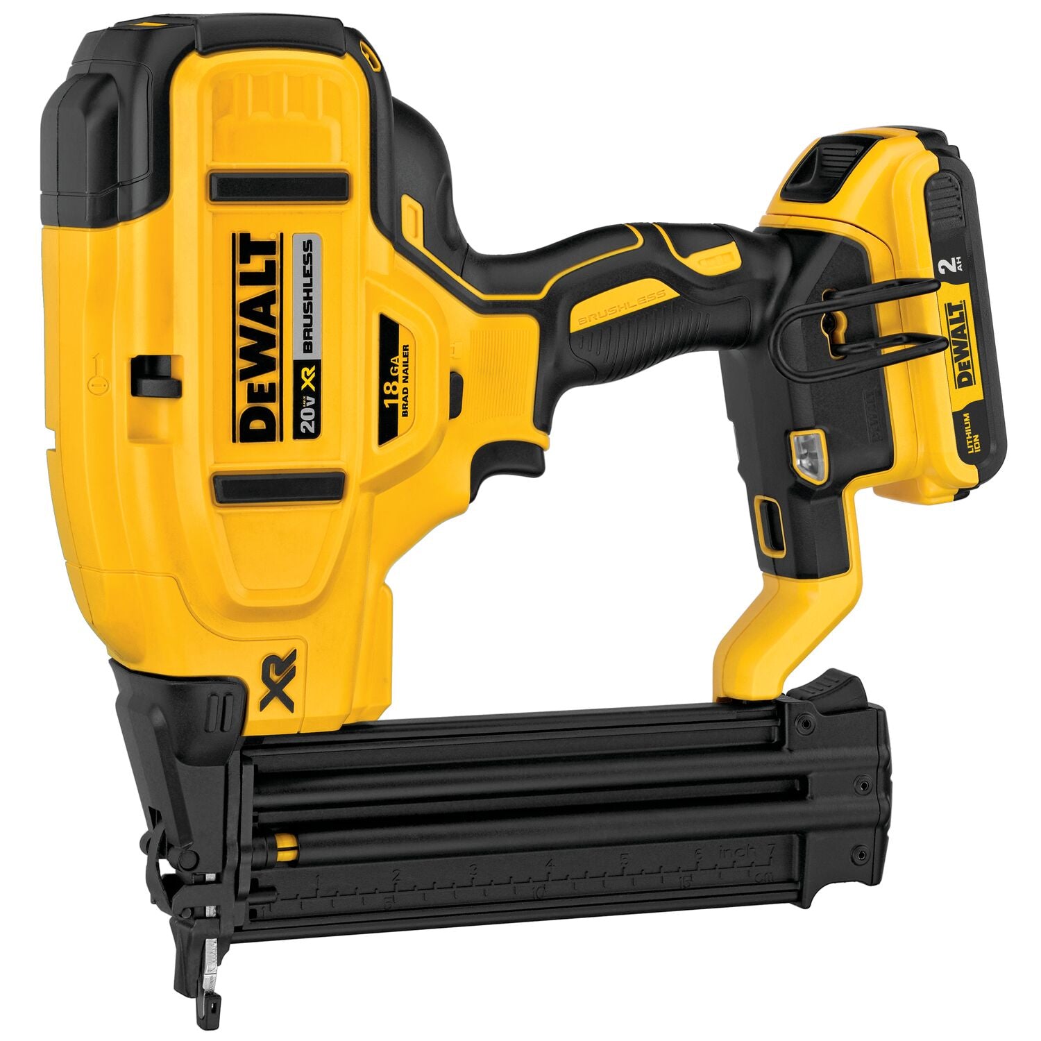 DEWALT DCN680D1, 20V MAX XR 18 Ga Cordless Brad Nailer Kit