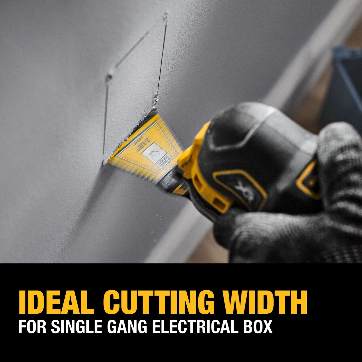 DEWALT DWA4283-3, General Purpose 3-Sided Oscillating Blade