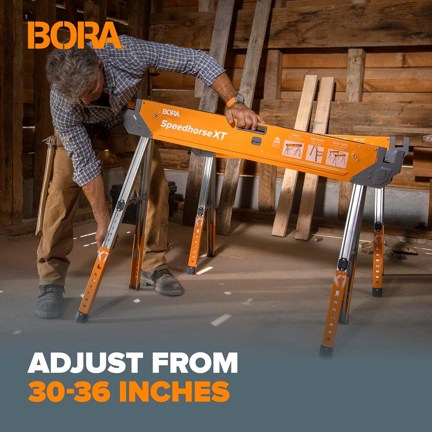 BORA BR-PM-4550, Adjustable Speedhorse XT