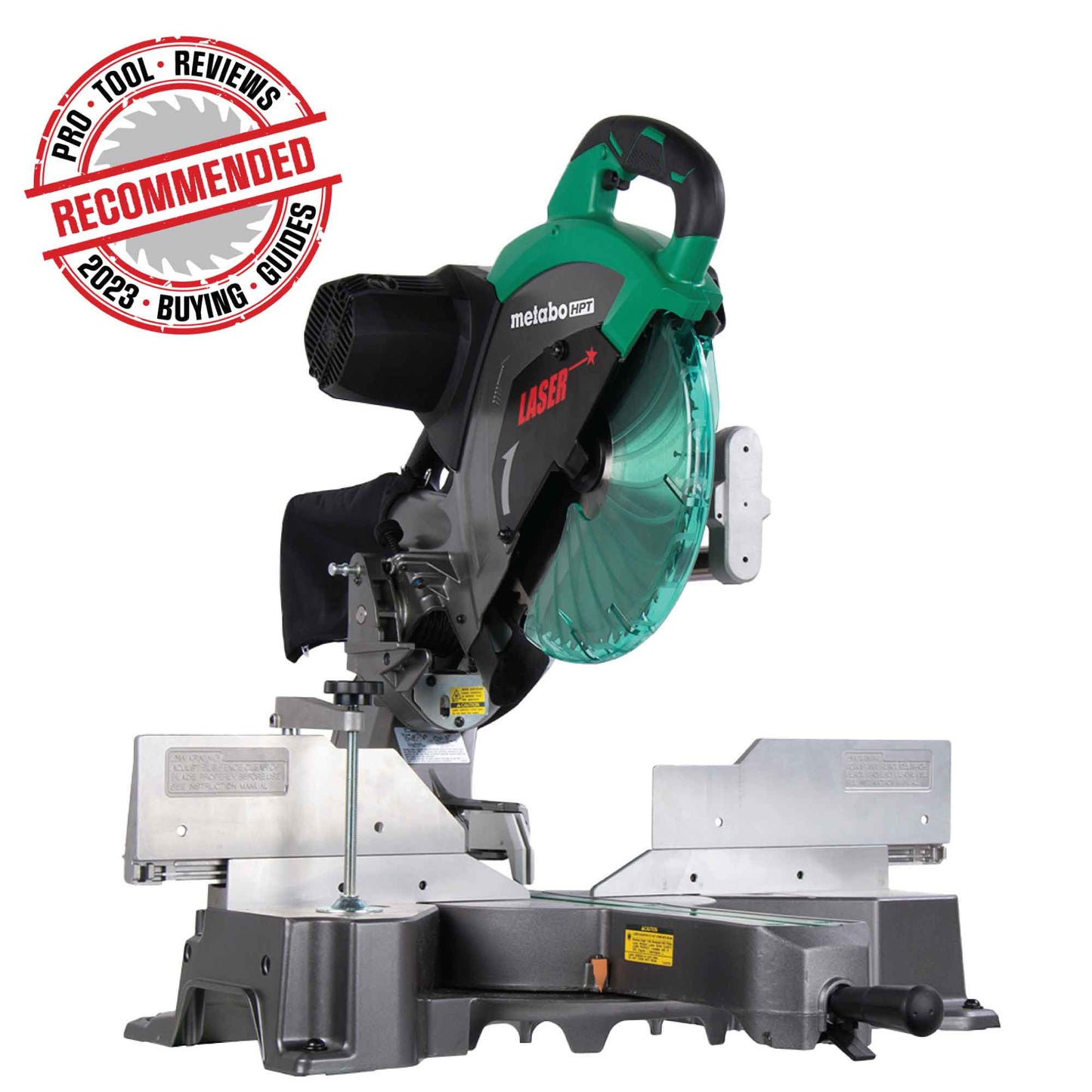 Metabo HPT C12RSH2SM, 15-Amp 12" Dual Bevel Sliding Compound Miter Saw with Laser Marker