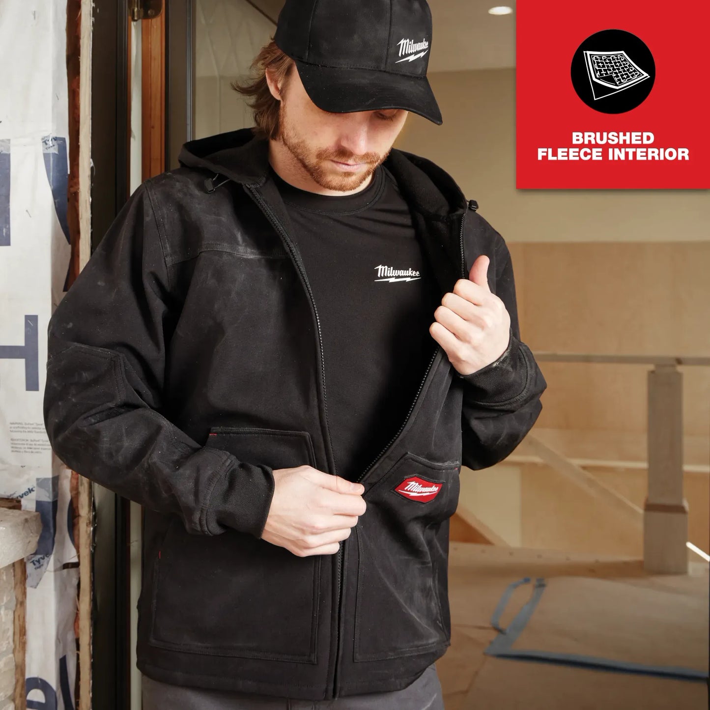 Milwaukee 312B FREEFLEX™ Softshell Hooded Jacket Black