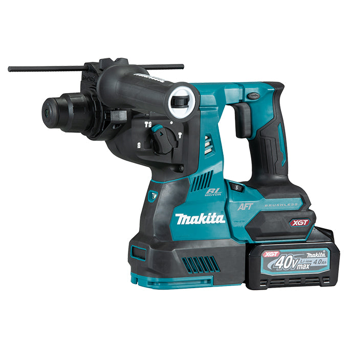 Makita HR001GM101, 40Vmax XGT Brushless 1-1/8" Rotary Hammer SDS-PLUS w/AWS, 4.0Ah x1Kit