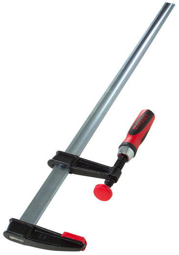 BESSEY TGJ2.518+2K, Clamp, woodworking, F-style, 2K handle, replaceable pads, 2.5 In. x 18 In., 600 lb