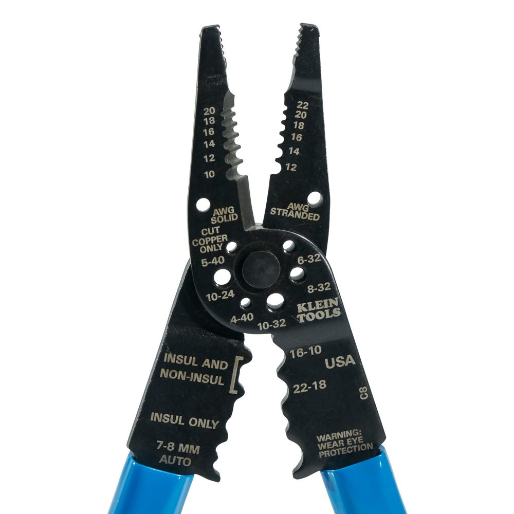 Klein Tools 1010, Long Nose Multi Tool Wire Stripper, Wire Cutters, Crimping Tool